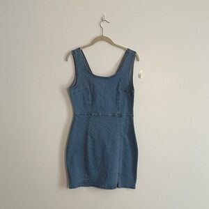 Amazon Blue Denim Mini Dress